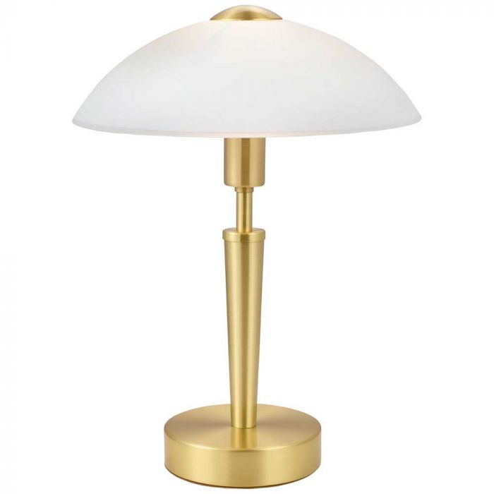 Eglo 87254 Solo 1 Satin Brass & Glass Touch Dim Table Lamp