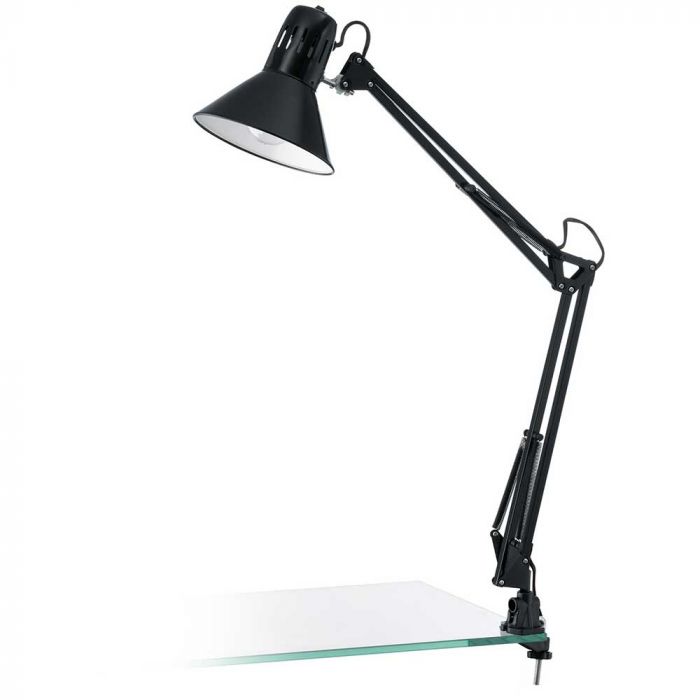 Eglo 90873 Firmo Clip Table Lamp Black