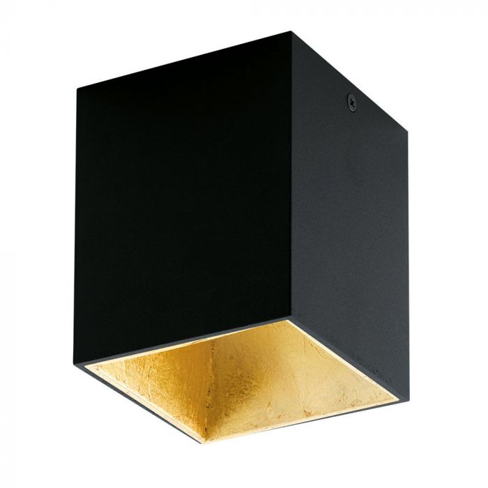 Eglo 94497 Polasso Black & Gold Surface Mounted LED Down Light