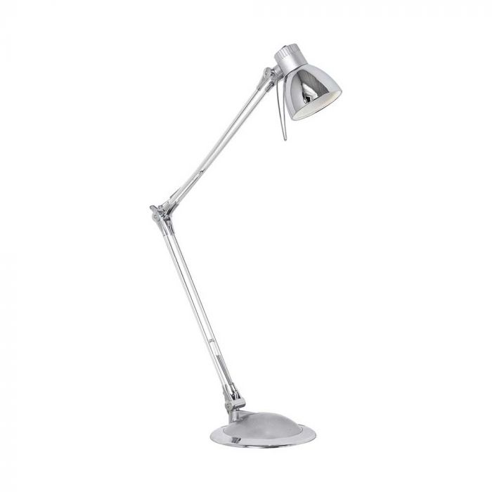 Eglo 95829 Plano Led Table Lamp Silver Chrome