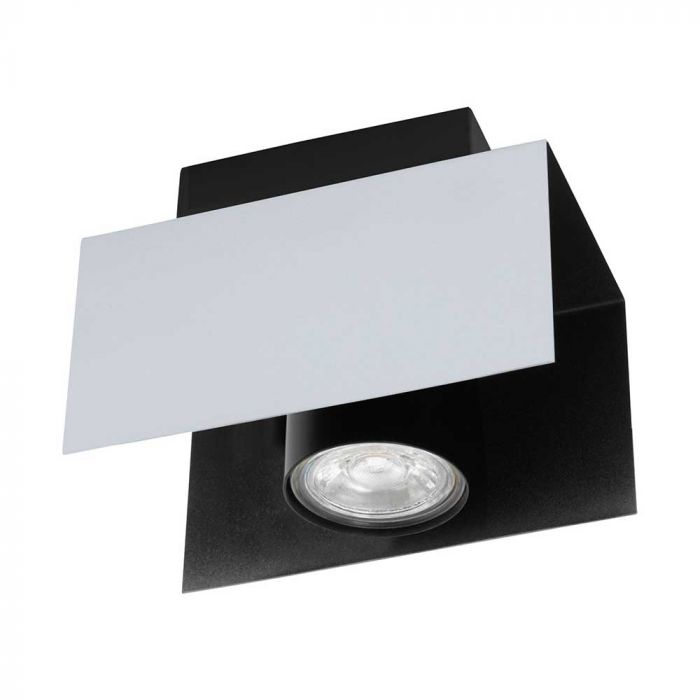 Eglo 97394 Viserba Ceiling Light White-Aluminium Black