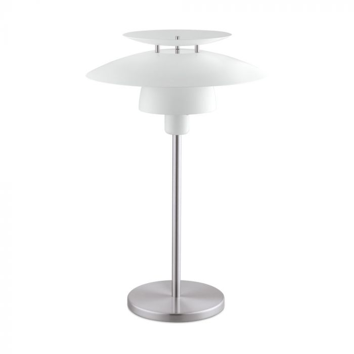 Eglo 98109 Brenda Table Lamp White Satin Nickel