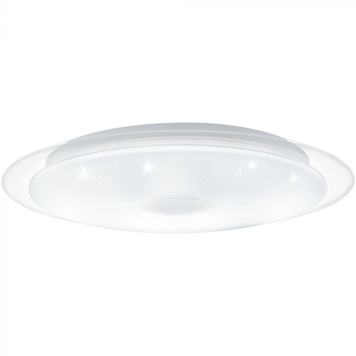 Eglo 98324 Lanciano 1 Ceiling Light White Transparent