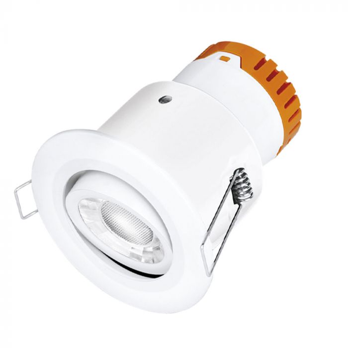 Enlite DE82W White Adjustable LED Downlight Warm White