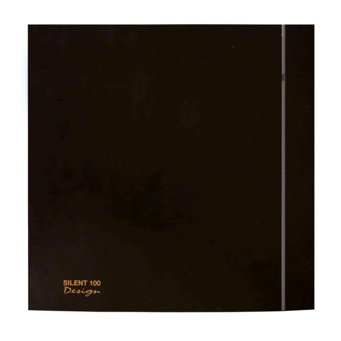 Envirovent SIL100DESIGNCOVER-BLACK Silent Design Gloss Black Front Plate