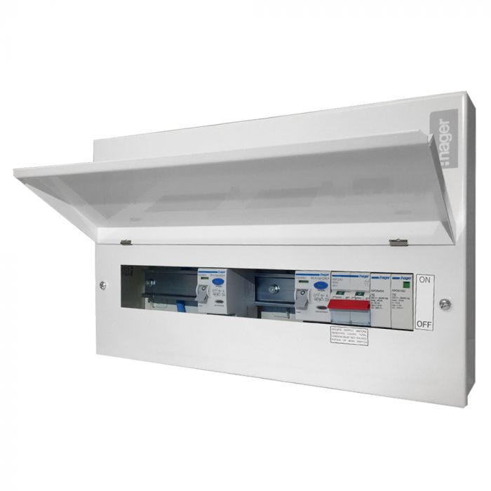 Hager 18th Edition Consumer Unit 14 Way with SPD