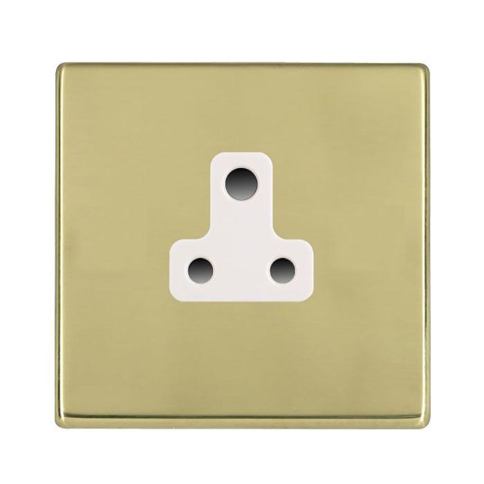 Hamilton 7G21US5W G2 Polished Brass 5A unswitched socket