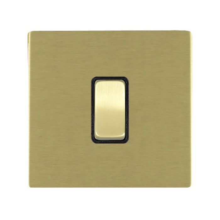 Hamilton 82CR31SB-B CFX Satin Brass 10A single intermediate light switch