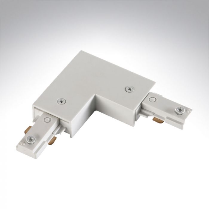 Illuma Mains Voltage White Adjustable Connector
