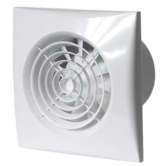 Envirovent SIL100HTP12V Silent Extractor Fan with Humidistat & Pull Cord