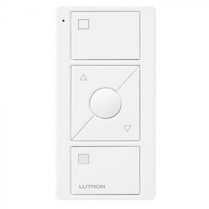 Lutron RA2 Select Wireless 3 Button Pico RF Control with Raise/Lower Shades - White