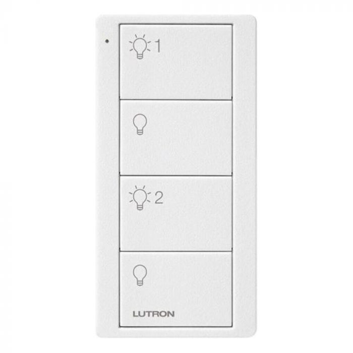 Lutron RA2 Select Wireless 4 Button Pico RF 2 Zone - White
