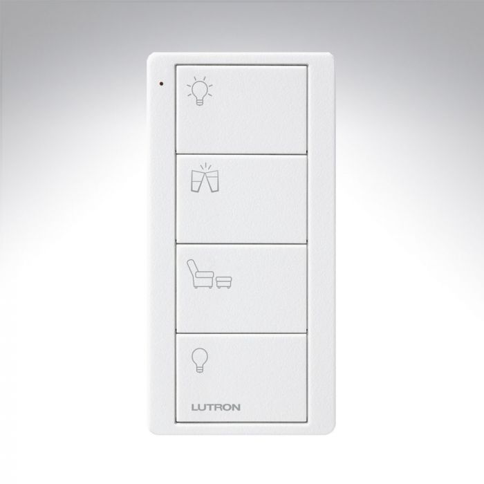 Lutron PK2-4B-TAW-P03 RA2 Select Wireless 4 Button Any Room Light Switch