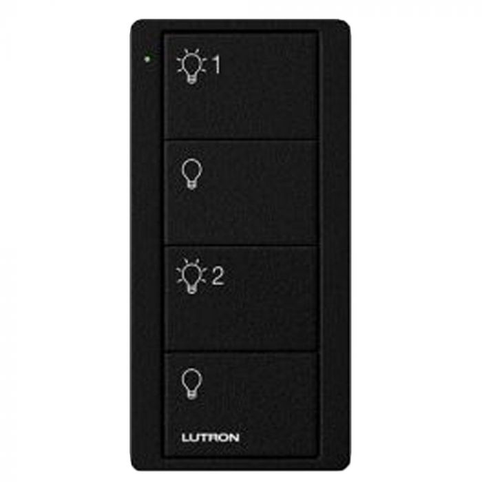 Lutron RA2 Select Wireless 4 Button Pico RF 2 Zone - Black