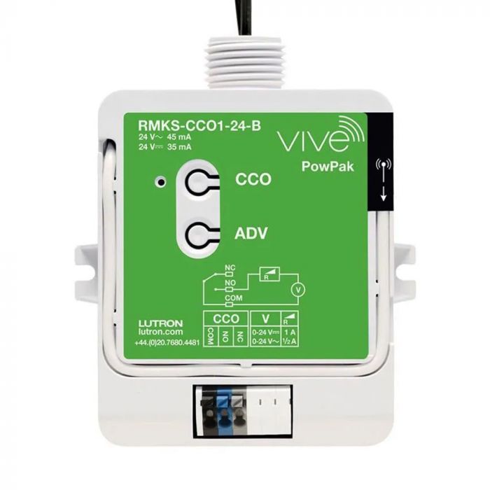 Lutron Vive PowPak RMKS-CCO1-24-B Contact Closure