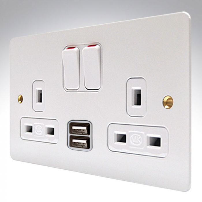 mk double socket with usb