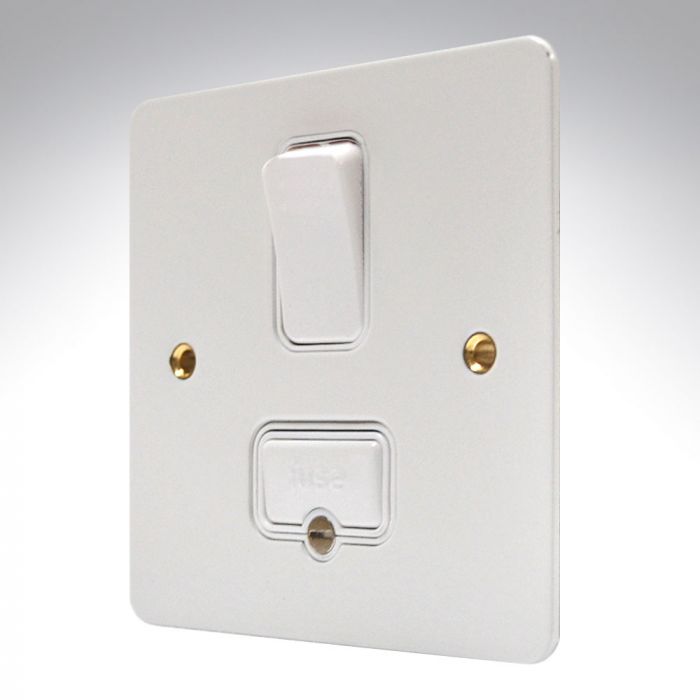 MK K14941WHIW Edge White Metal Spur Switched