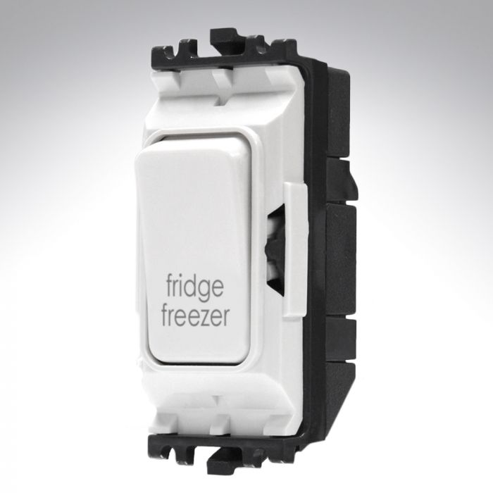 MK K4896FFWHI Grid Switch 1 Way DP 20A Fridge Freezer