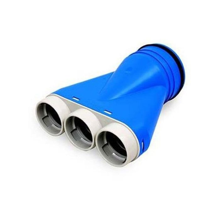 National Ventilation UNSVC69 Monsoon Three Way 69mm x 125mm Straight Valve Collector