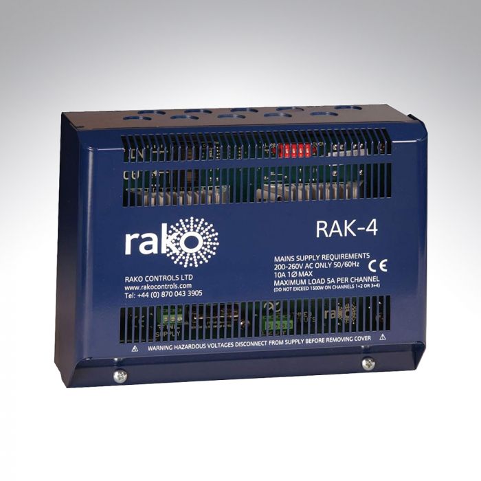 Rako 4 Channel Blind & Curtain Control Rack 