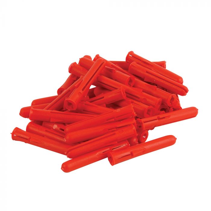 Red Rawl Plugs pack of 100