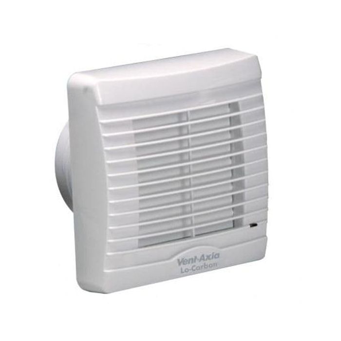 Vent Axia 436064 SELV 12v VA100XHTP Extractor Fan with Timer, Humidistat, PullCord & Shutters
