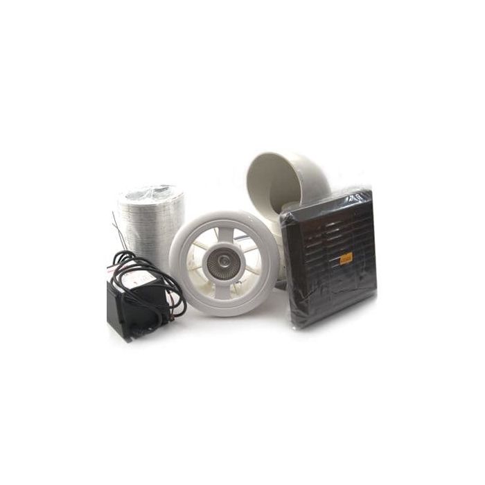 Luminair Shower Fan and Light Kit with Humidistat