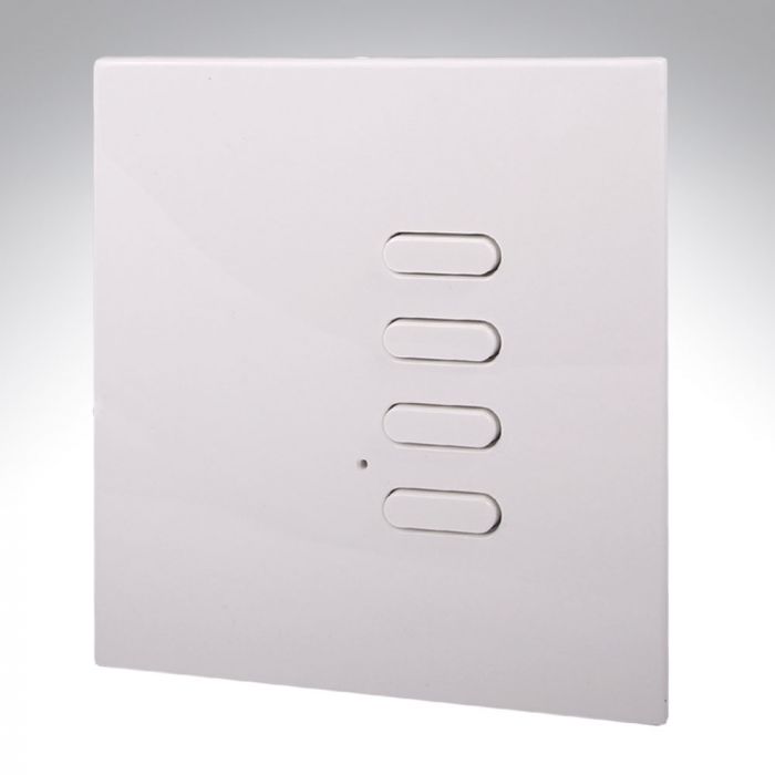 Wise Box 4 Button Wall Switch White
